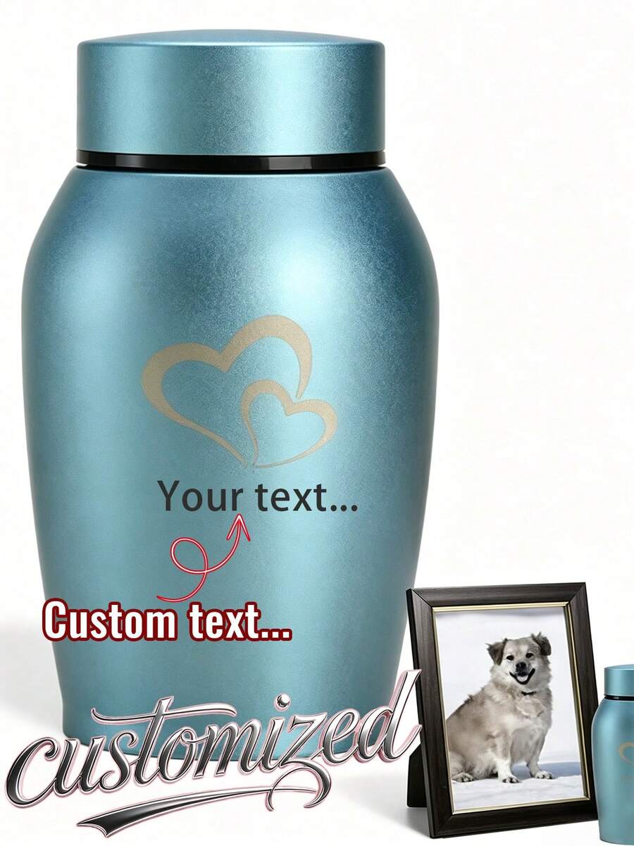 Pet Cremation Urn - Customized Engraved Memorial For Dogs, Cats, Birds, Rabbits And Small Animals - Multicolor - View 1