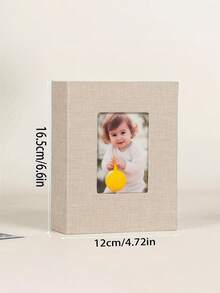 Personalized Photo Album, Customizable Name Text, 6-Inch Large Size Memory Book, Personalized Cover Photo Pages, Suitable For Family, Friends, Baptism, Wedding, Birthday, Durable Scrapbook Keepsake Gift - Multicolor - View 6