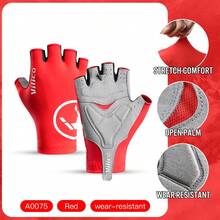 VILICO Sports Gloves, Breathable And Comfortable, Non-Slip, Adjustable Tightness, Suitable For Outdoor Cycling And Running - Multicolor - View 9
