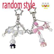 MIFFY 1pc Keychain, Mini Rabbit Pendant, Backpack Charm, Phone Case Decoration, Cute Bag Accessory, Gift For Girls - Multicolor - View 9