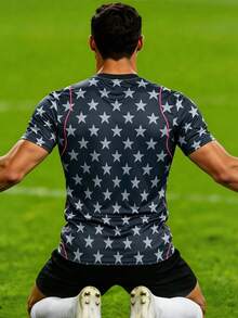 Men's Football Jersey, Lightweight And Soft, Suitable For Matches, Training, Daily Wear, World Cup Sports Style - Black - View 10