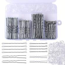 300pcs Hair Clips Set With Storage Box, Hair Styling Clips, U-Shaped Hair Pins Set - View 6