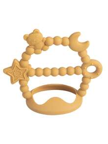 1pc Cute Silicone Baby Teether Wrist Teething Toy With Textured Massage Nubs Anti-Drop Infant Teether Baby Shower Gift For 0-12 Months Babies - 多色 - 查看 15