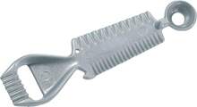 Cortador de mantequilla + abrelatas multifuncional, hecho de aluminio / acero inoxidable resistente a la oxidación (gris / plateado, juego de 2 piezas) - Ver 7