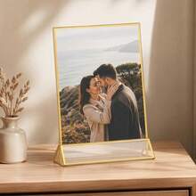 Shoze Display Stand, Stable Table Sign Holder, Durable Multipurpose Rack Perfect For Shop, Office, Restaurant And All Kinds Of Indoor Display Scenes - Gold - View 4