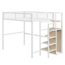 Estructura de cama alta para niños - Blanco - Ver 4