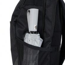 Nike Brasilia Logo 24L Fabric Backpack Medium Unisex Black - Black - View 6