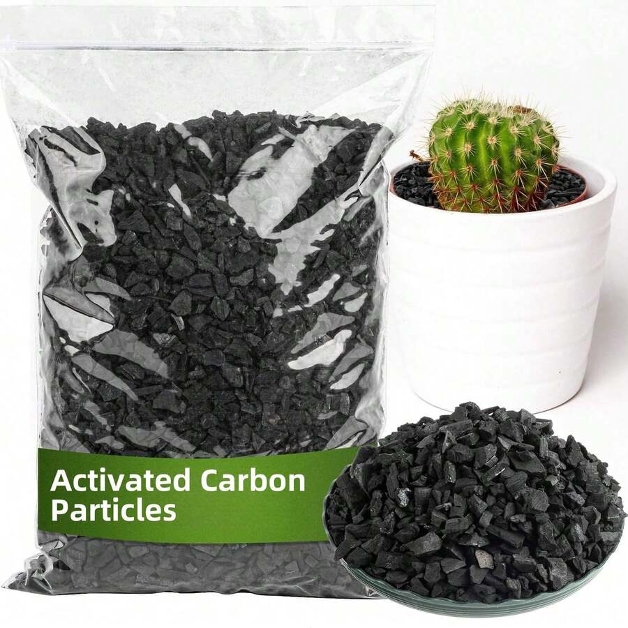 Karbon Aktif untuk Berkebun dan Menanam, Cocok untuk Tanaman Pot dan Pupuk Tambahan untuk Sukulen - A - View 1