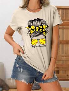 Women T-Shirts - 超米色 - 查看 3