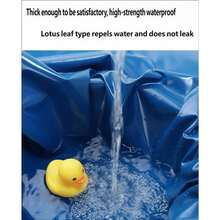 Blue Waterproof Polyethylene Tarp Cover, Multiple Sizes Available, Heavy-Duty Weatherproof Polyethylene Tarp Equipped With Metal Grommets, Suitable For Outdoor Sun Shading And Rain Protection. - Rainproof Cloth - View 7