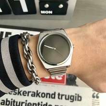 Casual Men's Unique Millennium Vintage Niche Design Cool Hip-Hop Minimalist Style Premium Quartz Movement Watch - one-size - View 8