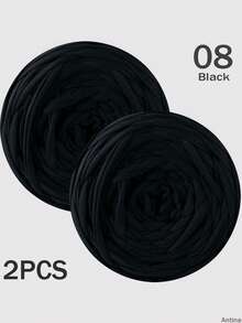 1/2件 T-Shirt 紗線，大號 300g±20g/件 -2cm 寬，編織布料柔軟聚酯纖維紗線，適用於 DIY 鉤編包包、籃子、地墊、拖鞋、娃娃、紗線手工藝。多色紗線、度假紗線、鉤編紗線、手工紗線、多功能鉤編配件、手工禮物 - 彩色 - 查看 83
