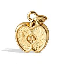 1pc/2pcs Cute Exquisite 304 Stainless Steel Vacuum Electroplated Long-Lasting Color Retention 3D Geometric Spherical Pendant Charms, Tooth, Lollipop, Peanut, Puppy And More, Suitable For Bag Decoration, Handmade DIY Jewelry Making Necklace Bracelet Earring Accessories - Picture - View 29