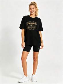 Women T-Shirts - Black - View 4