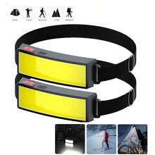 1pc Outdoor USB Rechargeable Fishing Headlamp, Bright COB Hands-Free Headlight For Night Fishing, Mining - Multicolor - View 2