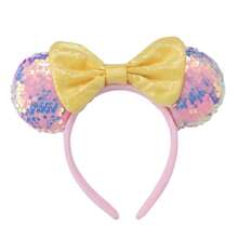 1pc Anime Cute Cartoon Themed Headband, Halloween Decoration, Christmas Decoration, Holiday Essential, Back To School Decoration, Amusement Park Decoration, With Cute Ear Design, Perfect For Cosplay, Shiny Party Essential, Suitable For Student Party, Costume Party, Cosplay, Theme Park And Travel, Perfect Gift For Birthday, Christmas, Anniversary And Holiday Gathering - Multi-color - View 5