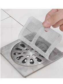 1pc Disposable Drain Filter Cover, Suitable For Shower, Sink And Laundry Room, Easy To Stick, Prevent Hair Clogging Drain - Multicolor - View 8