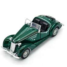 1PC-New 1:38 Vintage Classic Wanderer Alloy Car Model Simulation Toy Car Ornament-Birthday Gift-Ideal Gift-Surprise Gift-Holiday Gift-Couple Gift-Gift-Christmas Gift-Game Enthusiast Exquisite Gift-Gift - Multicolor - View 7