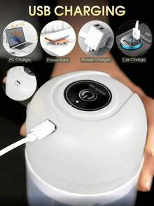 Picador eléctrico inalámbrico mini de cebolla y ajo, rebanador multifuncional creativo de verduras y frutas, molinillo, triturador, licuadora de cocina recargable por USB, herramienta para condimentos y especias, gadget de cocina, máquina asistente de cocina - Multicolor - Ver 6