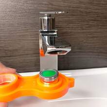 41pcs ABS M24 Thread Faucet Aerator Replacement With 1pc Orange Wrench,Easy Install Kitchen & Bathroom Tap Bubbler,Mixing Nozzle, No Electricity Needed, Water Saving Devices - 40Pack+1wrench - View 9