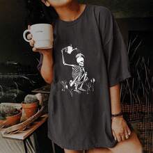 Women T-Shirts - Dark Gray #D - View 2