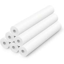 5 Rolls A4 White Thermal Printing Paper, 210*30mm (8.3*1.2 Inches), Durable, Suitable For Portable Printers, Thicker And Brighter, Clearer Fonts, Better Printing Quality - A4 - View 1