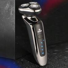 Men's Electric Shaver, Dry & Wet Use 3D Men's Electric Razor, Rechargeable Rotary Shaver, Father's Day Gift For Father, Dad, Husband, Boyfriend, Battery Capacity 600mAh - A - View 10