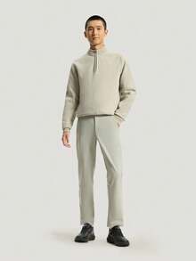 Adidas Men's WUZONG WEN HZ S Knit Sweatshirt No Hood KH2724 - Grey - View 6