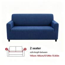 1 pieza Funda de sofá de terciopelo de maíz, funda elástica de felpa suave para sofá, resistente a arañazos de gato y pelo de mascota, protector de muebles lavable con protección completa antideslizante para 1-4 plazas para decoración del hogar - Funda de sofá de vellón de maíz - Ver 45