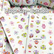 Disney Kertas Pembungkus Kado Kartun Stitch yang Lucu Ukuran Besar 50*70cm, Pola Cetak Penuh yang Segar, Tersedia Berbagai Pilihan Set 1/3/6 buah, Dapat Dipadukan dengan Tali Rami dan Pita Perekat Dua Sisi, Cocok untuk Kado Liburan, Kotak Kado, Sampul Buku, Souvenir Ulang Tahun, Kertas Pembungkus Dekorasi Buatan Tangan DIY - Rectangle - View 2