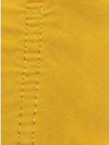 Pantalones rectos de cintura alta para mujer de talla grande, nuevo diseño de primavera/verano - Mostaza Amarilla - Ver 4