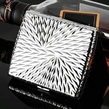 Embossed Fashion CaseHolds 18-20 85mm King Size Showing The Concave Seniority Metal Holder Case Gift Box Packaging  Plated - Plated - View 6