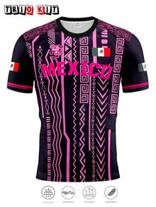 World Cup Men's & Youth Soccer Jersey, North American Crew Neck Design Comfortable Top, Suitable For Matches, Casual Wear, Gifts Sports - Black - View 3
