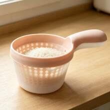 Colador de cocina, cesta redonda pequeña, cuenco para lavar verduras, cesta coladora, estante para lavar y escurrir frutas, cesta filtro para el lado del fregadero, cesta de lavado de doble capa, adecuada para escurrir en la cocina - Multicolor - Ver 16