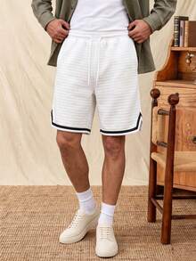 glestore Men's Vintage Casual Sports Long Pants, Essential For Vacation, Create A Relaxed Look - White - View 5