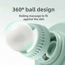 1pc Massage Roller Ball, Muscle Roller Massager, Manual Massage Ball, Compact Rotating Massager, Back, Arm And Neck Massage Tool For Muscle Relaxation. Features Suction Cup 360-Degree Rotating Design, Easy To Target, Durable, Wall-Mounted Without Drilling, Suitable For Smooth Wall And Glass Surfaces, Precise - Multicolor - View 4