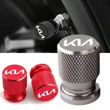 Para KAI Accesorios para Automóviles 5 piezas Componentes de protección de válvula de malla metálica, tapas de válvula, compatibles - A - Ver 7