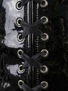 CINTURILLA ELÁSTICA AJUSTABLE CHAROL - Negro - Ver 6