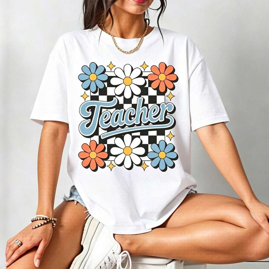 Women T-Shirts - 白色 - 查看 1