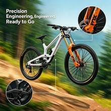 1 buah Model Sepeda Paduan Baru Simulasi Sepeda Gunung Sepeda Downhill Sepeda Jalan Raya Ornamen Mainan Hadiah, Suvenir Pesta, Hadiah Ulang Tahun, Hadiah Kecil Paskah - Putih-43 - View 7
