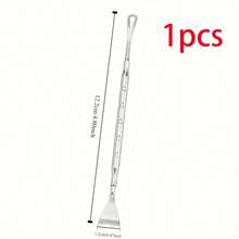 Double Headed Blackhead Removal Tool Suitable For All Light Beige Skin, A Nose Hair Cleaner, Portable Skincare Accessory, Ergonomic Handle, No Need For Electricity - Silver - View 10