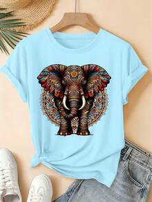 Women T-Shirts - Blue - View 1