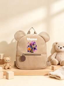 1pc Mini Back To School Personalized Customized Backpack, Casual Versatile K-POP Theme Print, Zipper Closure Nylon Material, Adjustable Shoulder Strap, Hand-Carry, Suitable For School, Shopping, Daily Outings, Outdoor Trips. Birthday Gift. - Multicolor - View 15