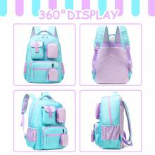 3-Piece Set Kids School Backpack, Includes Crossbody Bag And Pencil Case, Suitable For School Students - L80 Children's Schoolbag - View 6