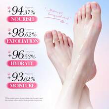 SADOER Masker Kaki Pelembap dan Menutrisi Kolagen Bunga Sakura, Cocok untuk Musim Gugur/Musim Dingin - 40 ml air - View 6