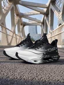 男士跑步鞋，全新超輕碳板跑步鞋，適合馬拉松、日常慢跑，緩震軟底競賽超級跑鞋 - 水墨 - 查看 19