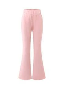 4pcs/Set Casual Flare Pants For Girls, Versatile Bottoms For Home, Outdoor And Daily Wear, Suitable For Spring, Autumn And Winter - Multicolor - View 2