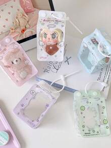 1 PC Cartoon Transparent Four-Leaf Clover 3D Stroller Bag For Students 10cm Storage Bag For Outdoor Display - Multicolor - View 10