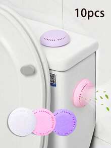 1/10pcs Gift-Boxed Hole-Free Solid Aromatherapy Patches. Pet-Friendly Slow-Release Long-Lasting Deodorizers Work For Car, Wardrobe And Bathroom As Portable Air Fresheners. - Multicolor - View 4