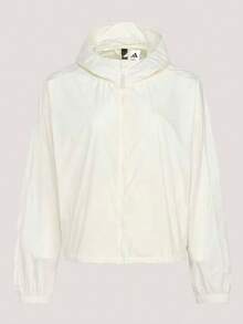 Adidas 女款 FAV WV JKT2 梭織連帽夾克 KS2861 - 白色 - 查看 2